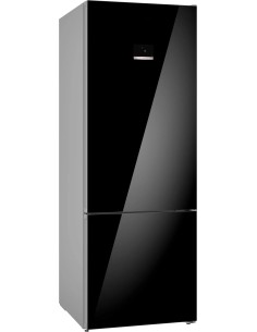 Combiné avec congélateur en bas pose-libre 193 x 70 cm Noir  Série 6