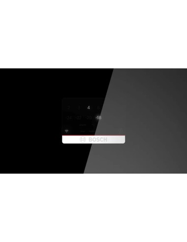 Combiné avec congélateur en bas pose-libre 193 x 70 cm Noir  Série 6