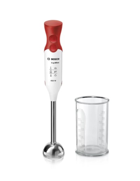 Mixeur plongeant ErgoMixx 450 W Blanc, rouge MSM64110