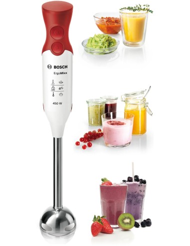 Mixeur plongeant ErgoMixx 450 W Blanc, rouge MSM64110