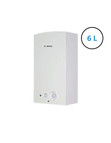 CHAUFFE EAU A GAZ BOSCH 6L ELECTRONIQUE "Sans installation"