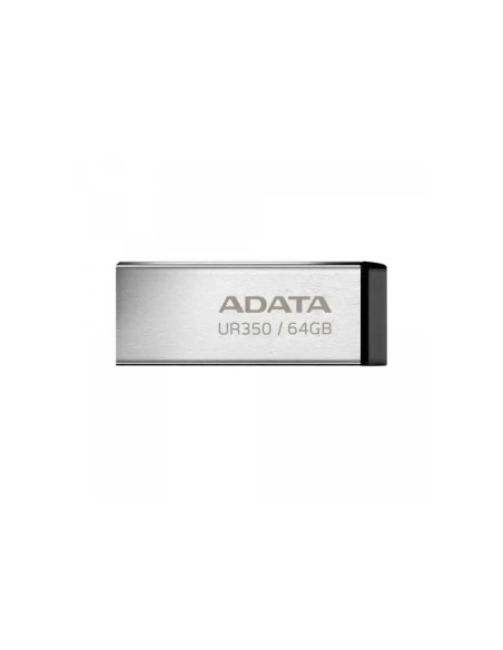 Clé USB Adata Ur350 Flash 64g 3.2 Silver Black