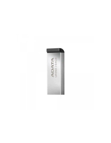Clé USB Adata Ur350 Flash 64g 3.2 Silver Black