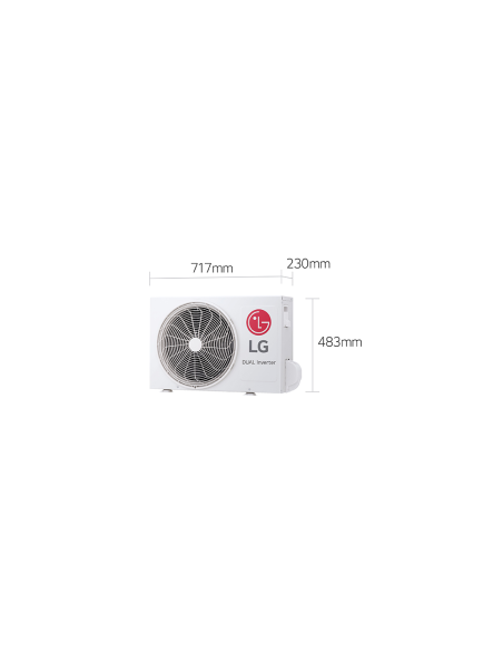 CLIMATISEUR LG 9000 ARTCOOL SMART INVERTER NEW INT WiFi, Chauffage "sans installation"