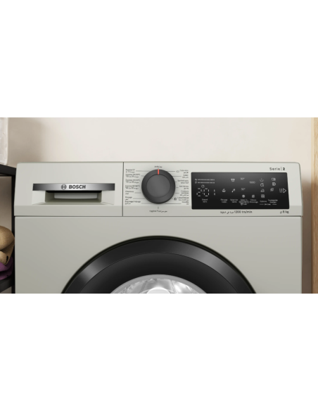 MACHINE A LAVER BOSCH 8KG 1200TR INOX
