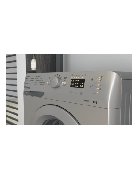 MACHINE A LAVER WHIRLPOOL 6KG 1000TR SILVER