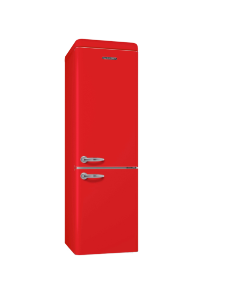 REFRIGERATEUR SCHNEIDER COMBINE 326L ROUGE