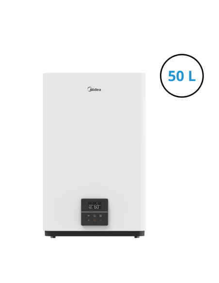 CHAUFFE EAU ELECTRIQUE MIDEA SLIM 2000W 50L SMART DIGITAL HORIZONTAL/VERTICAL "Sans installation"
