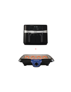 PACK(FRITEUSE AIR FRY TAURUS DUAL DIGITAL DUO 9L+BARBECUE MASAYA TAURUS)