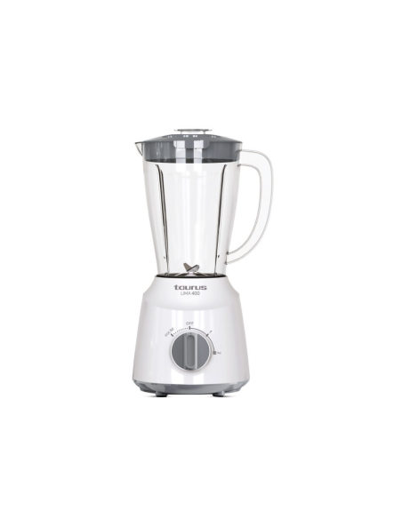 PACK(BLENDER TAURUS LIMA 400W 1,5L BLANC+MIXEUR PLONGEANT TAURUS EASY 750W BLANC+MINI HACHOIR TAURUS CHOPPER TOP GLASS)