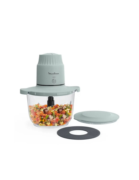 HACHOIR MOULINEX CHOPPEO 3EN1 4LAMES 500W BOL EN VERRE 2L