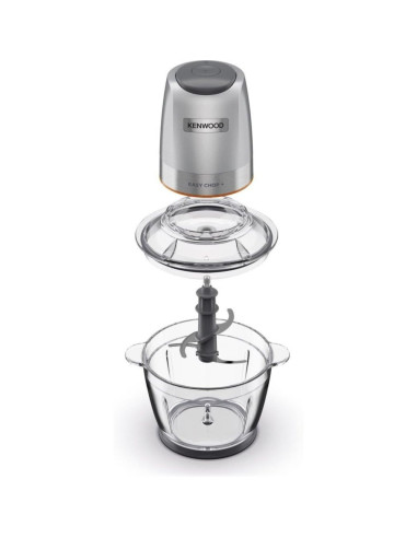 MINI HACHOIR KENWOOD EASY CHOP BOL EN VERRE +  500 W SILVER