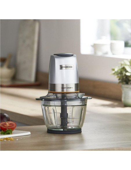 MINI HACHOIR KENWOOD EASY CHOP BOL EN VERRE +  500 W SILVER