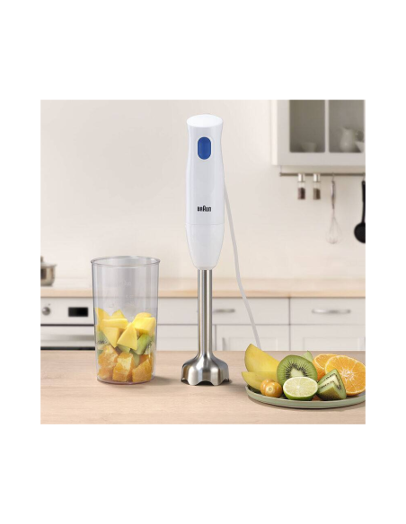 MIXEUR PLONGEANT BRAUN MULTIQUICK 1 450 W  BLANC