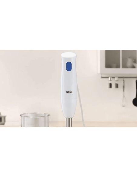 MIXEUR PLONGEANT BRAUN MULTIQUICK 1 450 W  BLANC