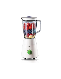 BLENDER BRAUN BOL VERRE 500 W- 1,5 L- TECHNOLOGIE TRIACTION, 2 MOULIN