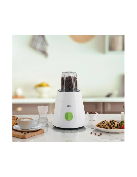 BLENDER BRAUN BOL VERRE 500 W- 1,5 L- TECHNOLOGIE TRIACTION, 2 MOULIN