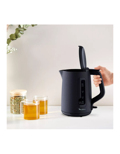 BOUILLOIRE MORNING 1,7L 2400W NOIR BY2M0810 MOULINEX