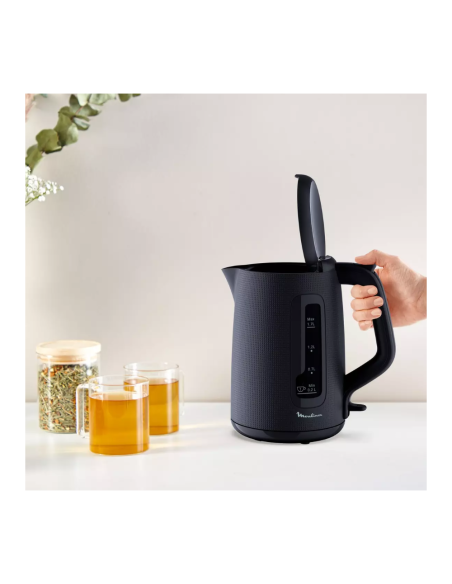 BOUILLOIRE MORNING 1,7L 2400W NOIR BY2M0810 MOULINEX