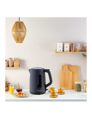 BOUILLOIRE MORNING 1,7L 2400W NOIR BY2M0810 MOULINEX