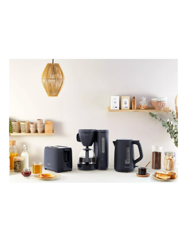 BOUILLOIRE MORNING 1,7L 2400W NOIR BY2M0810 MOULINEX