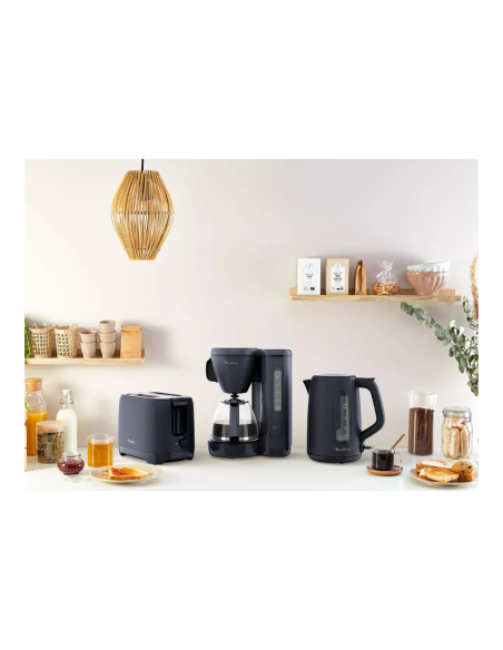 BOUILLOIRE MORNING 1,7L 2400W NOIR BY2M0810 MOULINEX