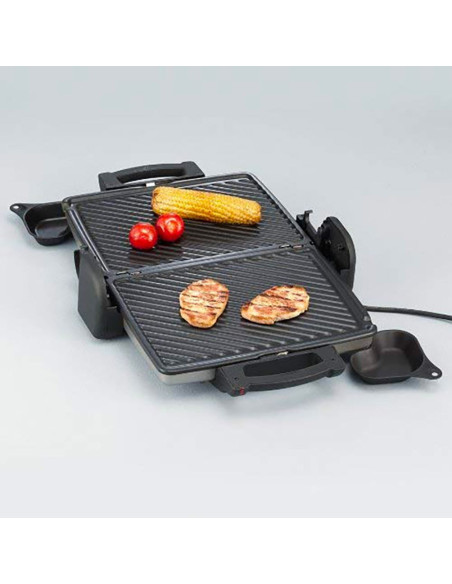 PANINI SEVERIN 1800W GRILL VIANDE GRIS