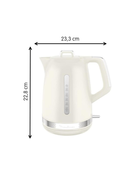 BOUILLOIRE MOULINEX BY320A SOLEIL IVOIRE 1,7L