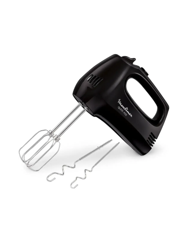 BATTEUR MOULINEX ELECTRIQUE AVEC FOUETS ET CROCHETS