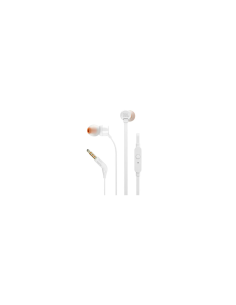 ECOUTEURS JBL T110 A/MIC BLANC