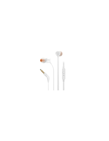 ECOUTEURS JBL T110 A/MIC BLANC
