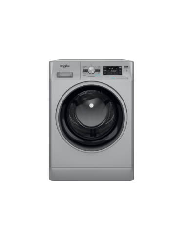 PACK ( REFRIGERATEUR WHIRLPOOL COMBINE 316L A++ INOX+MACHINE A LAVER WHIRLPOOL 8KG 1200TR 6EME SENCE SILVER)