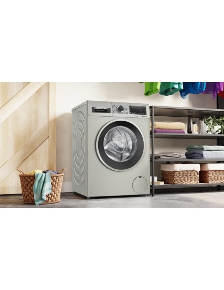 Série 4 lave-linge à chargement frontal 9 kg 1400 trs/min, Argent inox. WGA2440XME