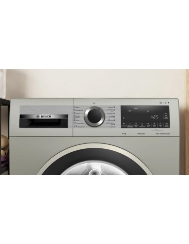 Série 4 lave-linge à chargement frontal 10 kg 1400 trs/min, Argent inox. WGA2540XME