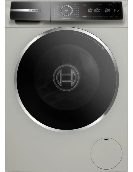 Série 8 lave-linge à chargement frontal 10 kg 1600 trs/min, Argent inox. WGB2560XME