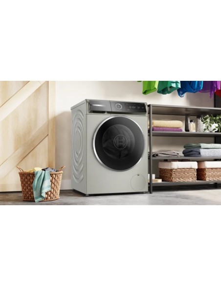 Série 8 lave-linge à chargement frontal 10 kg 1600 trs/min, Argent inox. WGB2560XME
