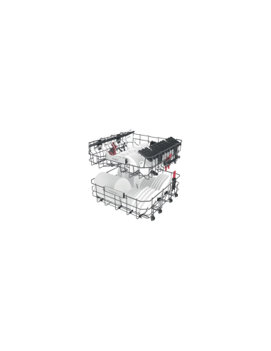 LAVE VAISSELLE WHIRLPOOL 14 COUVERTS 11 PROGRAMMES 6EME SENS POWERCLEAN A+++ INOX