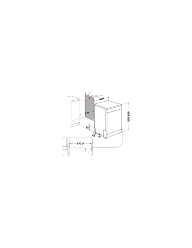 LAVE VAISSELLE WHIRLPOOL 14 COUVERTS 11 PROGRAMMES 6EME SENS POWERCLEAN A+++ INOX