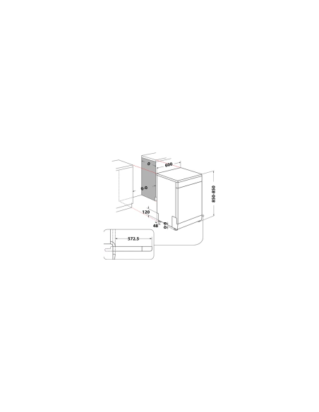 LAVE VAISSELLE WHIRLPOOL 14 COUVERTS 11 PROGRAMMES 6EME SENS POWERCLEAN A+++ INOX