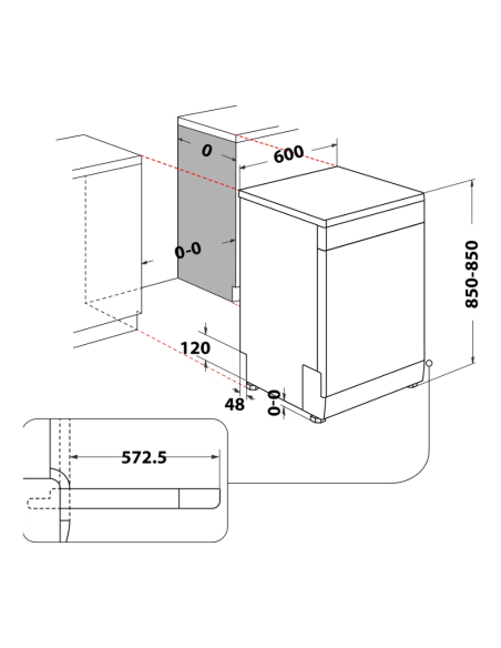 LAVE VAISSELLE WHIRLPOOL 14 COUVERTS 8 PROGRAMMES 6EME SENS INOX
