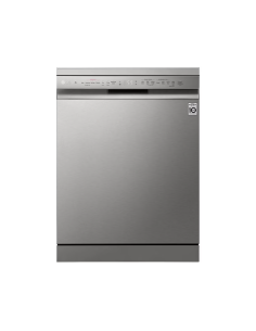 LAVE VAISSELLE LG 14 COUVERTS QUADWASH STEAM | EASYRACK SMARTTHINQ SILVER