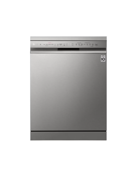 LAVE VAISSELLE LG 14 COUVERTS QUADWASH STEAM | EASYRACK SMARTTHINQ SILVER
