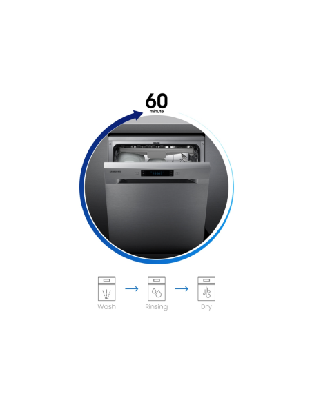 LAVE VAISSELLE SAMSUNG 13 COUVERTS 5 PROGRAMMES GRIS