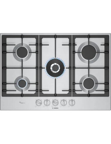 PLAQUE BOSCH 75CM 5 FEUX INOX