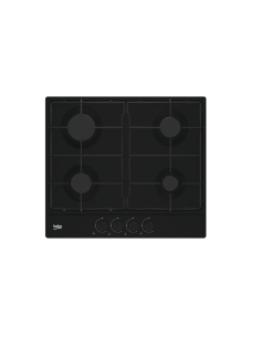 PLAQUE BEKO A GAZ 60CM 4 FEUX NOIR