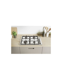 PLAQUE CANDY 60CM 4 FEUX GRILLES FONTE INOX 2