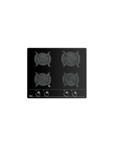 PLAQUE TEKA GBC 64000 A GAZ 60CM EN VERRE NOIR