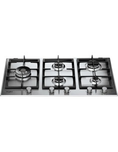 WHIRLPOOL TC GMAL 9522IXL 5F 90CM plaque cuisson à GAZ