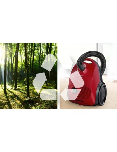 Série 2 Aspirateur avec sac Noir BGLS2BA3H