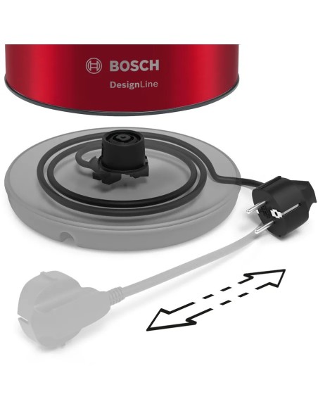 Bouilloire DesignLine 1.7 l Rouge TWK3P424